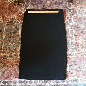 Express ribbed black sweater pencil skirt size M